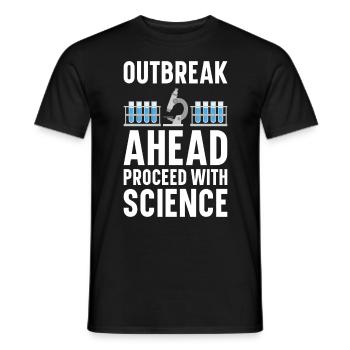 Epidemiology Scientist Epidemiologist Medicine - Men's T-Shirt - black - Front - AI Model Male 178 light (178cm)