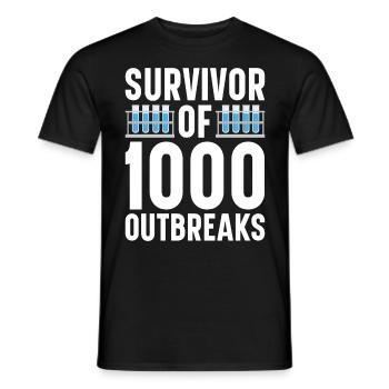 Epidemiology Scientist Epidemiologist Medicine - Men's T-Shirt - black - Front - AI Model Male 178 light (178cm)