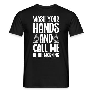 Epidemiology Scientist Epidemiologist Medicine - Men's T-Shirt - black - Front - AI Model Male 178 light (178cm)
