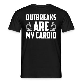 Epidemiology Scientist Epidemiologist Medicine - Men's T-Shirt - black - Front - AI Model Male 178 light (178cm)