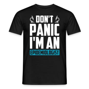 Epidemiology Scientist Epidemiologist Medicine - Men's T-Shirt - black - Front - AI Model Male 178 light (178cm)