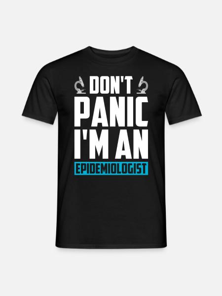 Epidemiology Scientist Epidemiologist Medicine - Men's T-Shirt - black