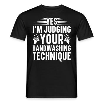 Epidemiology Scientist Epidemiologist Medicine - Men's T-Shirt - black - Front - AI Model Male 178 light (178cm)