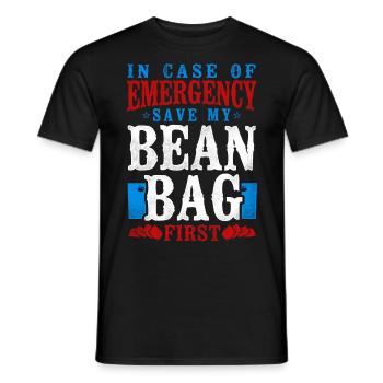 Cornhole Team Bean Bag Player - Männer T-Shirt - Schwarz - Vorne - AI Model Male 178 light (178cm)