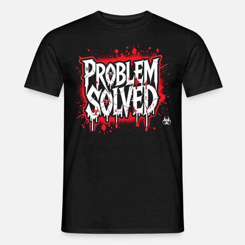 Shocking Solution - Problem Solved - Men's T-Shirt - black