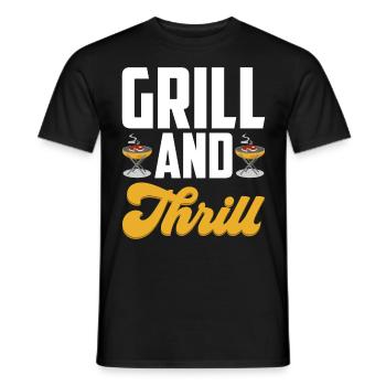 Grilling Barbecue Grill Party Grill Professional BBQ - Men's T-Shirt - black - Front - AI Model Male 178 light (178cm)
