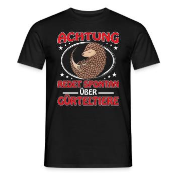 Armadillo Armadillo géant Parlez de Armadillo - T-shirt homme - noir - Devant - AI Model Male 178 light (178cm)