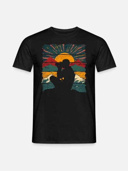 Fotografie Naturfotografie Spiegelreflexkamera - Männer T-Shirt - Schwarz