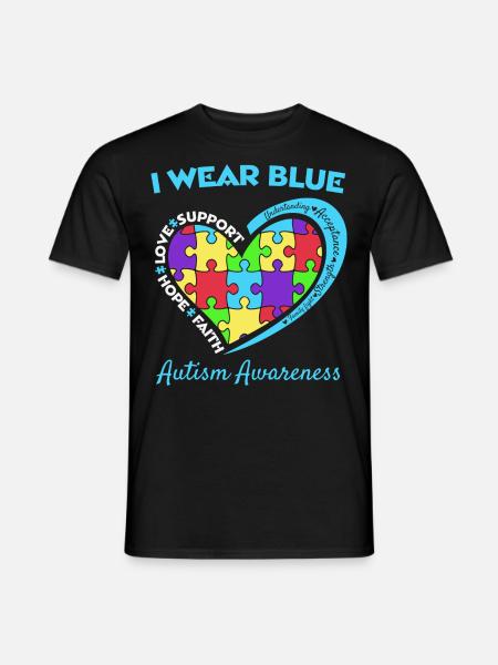 Autism - Men's T-Shirt - black