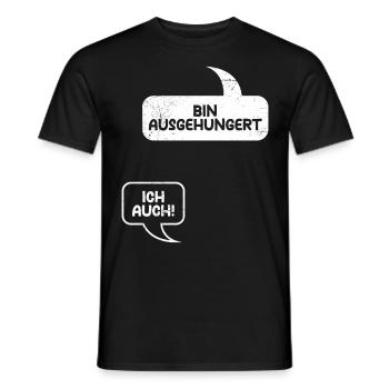 Pregnant I'M STARVING TOO! Fun - Men's T-Shirt - black - Front - AI Model Male 178 light (178cm)