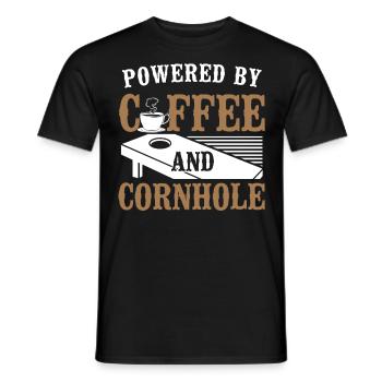 Cornhole Team Bean Bag Player - Männer T-Shirt - Schwarz - Vorne - AI Model Male 178 light (178cm)