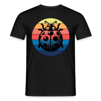 Marienkäfer - Männer T-Shirt - Schwarz - Vorne - AI Model Male 178 light (178cm)