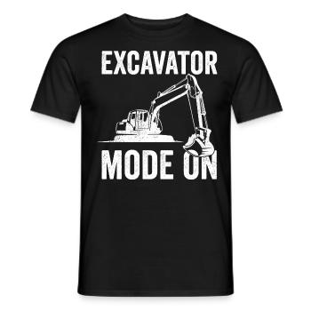 Baggerfahrer Baggerfahrer - Männer T-Shirt - Schwarz - Vorne - AI Model Male 178 light (178cm)