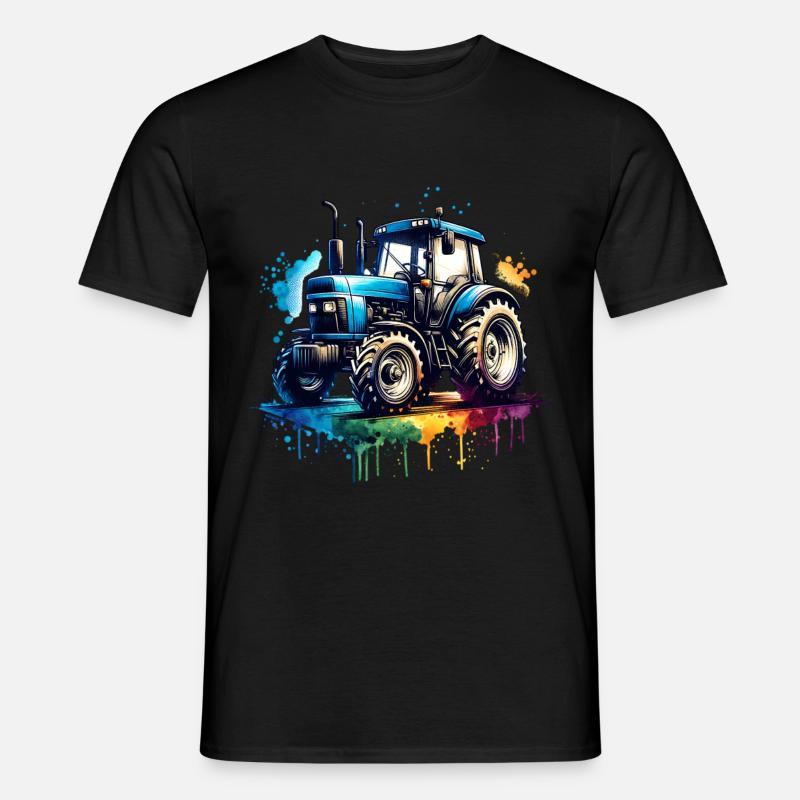 Tractor - Men's T-shirt - black