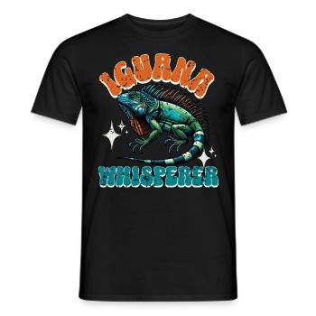Iguane - T-shirt homme - noir - Devant - AI Model Male 178 light (178cm)