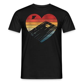 Cornhole Team Bean Bag Player - Männer T-Shirt - Schwarz - Vorne - AI Model Male 178 light (178cm)