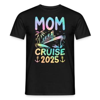 Mom Cruise 2025 - Männer T-Shirt - Schwarz - Vorne - AI Model Male 178 light (178cm)