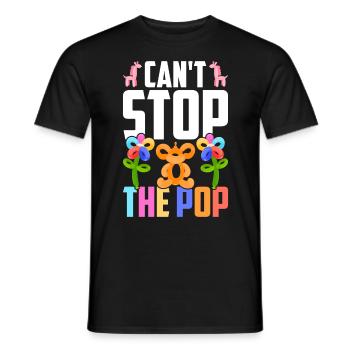 Balloon Twister Ballonkünstler Ballontiere - Männer T-Shirt - Schwarz - Vorne - AI Model Male 178 light (178cm)