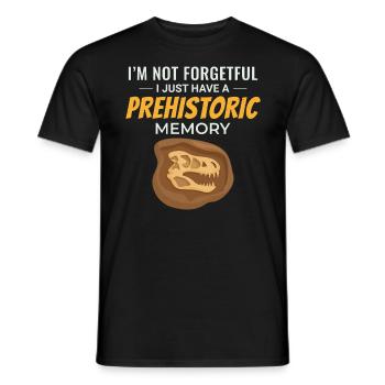 Fossil Hunting Paleontology Collector Geology - Men's T-Shirt - black - Front - AI Model Male 178 light (178cm)