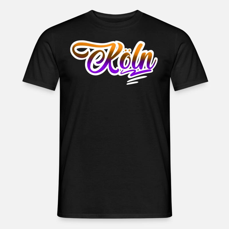Köln - Männer T-Shirt - Schwarz
