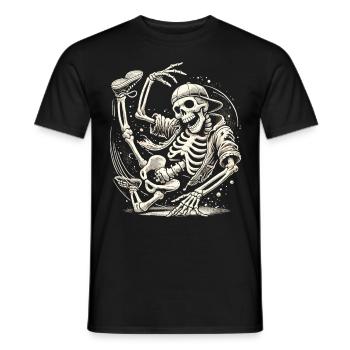 Skeleton Breakdance Master - T-shirt homme - noir - Devant - AI Model Male 178 light (178cm)