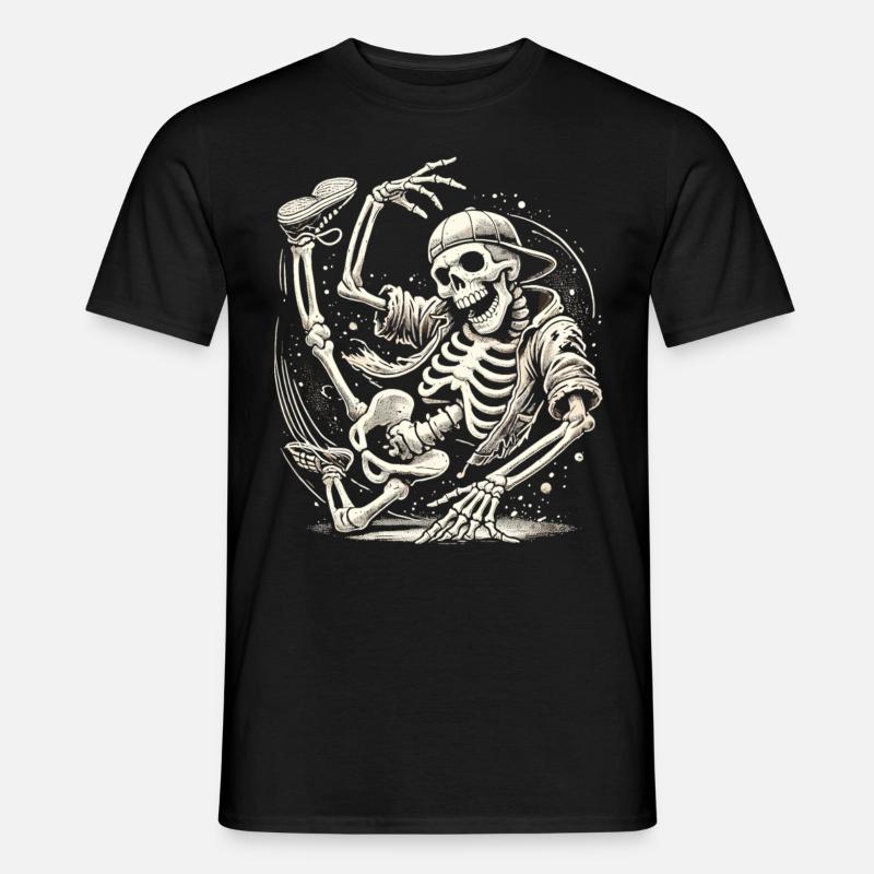 Skeleton Breakdance Master - Men’s T-shirt - black