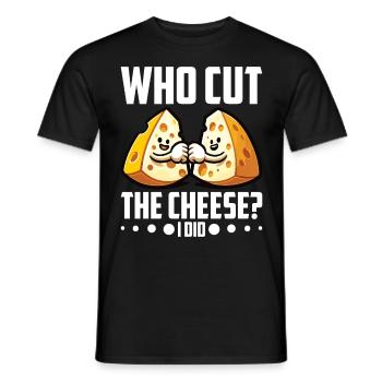 Käser Molkerei Käsemacher Milchtechnologe Käse - Männer T-Shirt - Schwarz - Vorne - AI Model Male 178 light (178cm)
