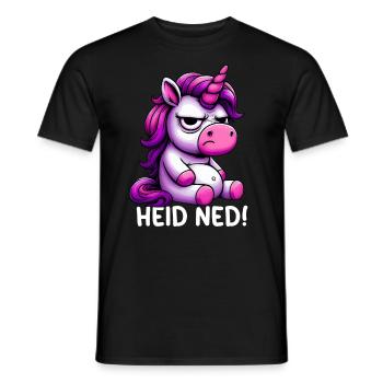 Heid Ned - Männer T-Shirt - Schwarz - Vorne - AI Model Male 178 light (178cm)