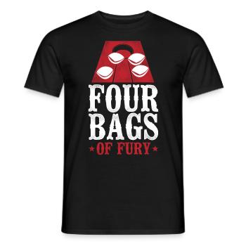 Cornhole Team Bean Bag Player - Männer T-Shirt - Schwarz - Vorne - AI Model Male 178 light (178cm)