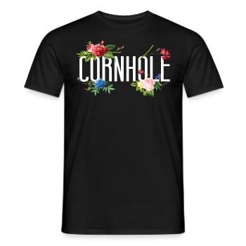 Cornhole Team Bean Bag Player - Männer T-Shirt - Schwarz - Vorne - AI Model Male 178 light (178cm)