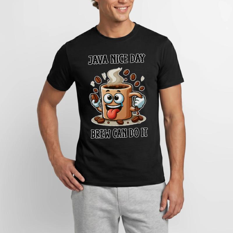 Java nice day - Brew can do it Men's T-shirt