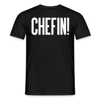 Chefin - Männer T-Shirt - Schwarz - Vorne - AI Model Male 178 light (178cm)
