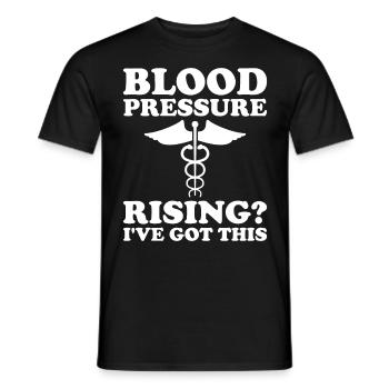 Service ambulancier paramédical Paramédic - T-shirt homme - noir - Devant - AI Model Male 178 light (178cm)