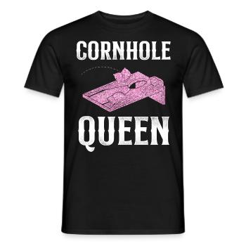 Cornhole Team Bean Bag Player - Männer T-Shirt - Schwarz - Vorne - AI Model Male 178 light (178cm)