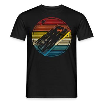Cornhole Team Bean Bag Player - Männer T-Shirt - Schwarz - Vorne - AI Model Male 178 light (178cm)
