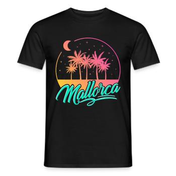 Majorca - Men's T-Shirt - black - Front - AI Model Male 178 light (178cm)