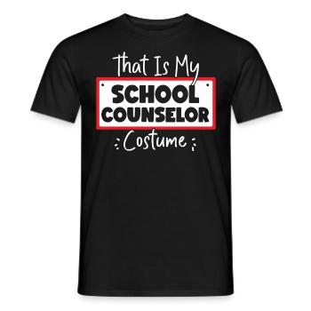 School Counselor Halloween That Is - Männer T-Shirt - Schwarz - Vorne - AI Model Male 178 light (178cm)