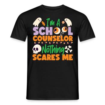 Conseillère scolaire Maman Halloween Je suis - T-shirt homme - noir - Devant - AI Model Male 178 light (178cm)