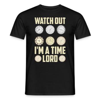 Watchmaker Watchmaking Horologist Horologies - Men's T-Shirt - black - Front - AI Model Male 178 light (178cm)