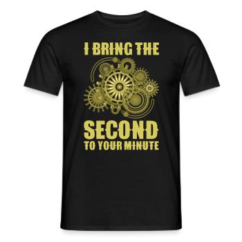Watchmaker Watchmaking Horologist Horologies - Men's T-Shirt - black - Front - AI Model Male 178 light (178cm)