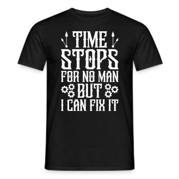 Watchmaker Watchmaking Horologist Horologies - Men's T-Shirt - black - Front - AI Model Male 178 light (178cm)