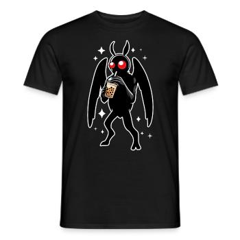 Mothman Bubble Tee - Männer T-Shirt - Schwarz - Vorne - AI Model Male 178 light (178cm)