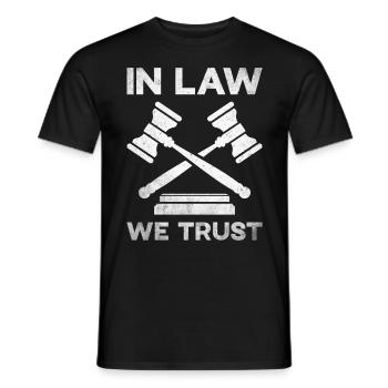 Anwalt Rechtsanwalt Gericht Staatsanwalt - Männer T-Shirt - Schwarz - Vorne - AI Model Male 178 light (178cm)