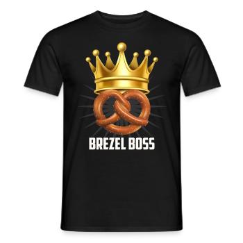 Bretzel König Bretzel Brezn Bayern - T-shirt homme - noir - Devant - AI Model Male 178 light (178cm)