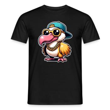 Dodo - Men's T-Shirt - black - Front - AI Model Male 178 light (178cm)