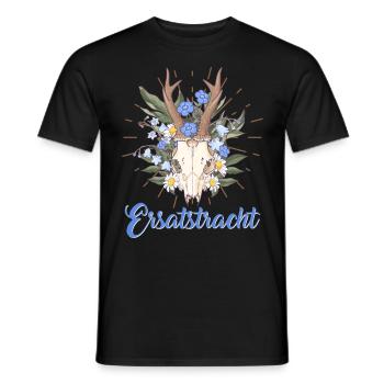 Münchner Volksfest ERSATZTRACHT Dirndl Trachten - Männer T-Shirt - Schwarz - Vorne - AI Model Male 178 light (178cm)