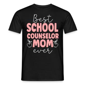 Conseillère scolaire Maman Meilleure école - T-shirt homme - noir - Devant - AI Model Male 178 light (178cm)