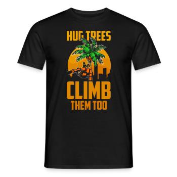 Arborist Baumpfleger Baumkletterer Baumklettern - Männer T-Shirt - Schwarz - Vorne - AI Model Male 178 light (178cm)