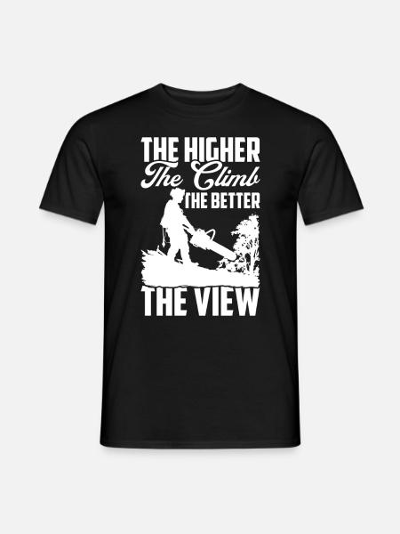 Arborist Baumpfleger Baumkletterer Baumklettern - Männer T-Shirt - Schwarz