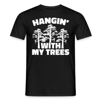 Arborist Baumpfleger Baumkletterer Baumklettern - Männer T-Shirt - Schwarz - Vorne - AI Model Male 178 light (178cm)